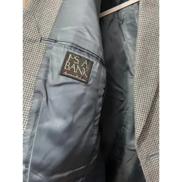 Jos. A. Bank Brown Signature Collection Coat Business Jacket Double Breasted - Picture 3 of 6